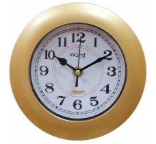Круглые настенные часы с подставкой КОСМОС 7000 золото 