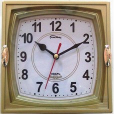 Настенные часы с подставкой КОСМОС 7263 зол.