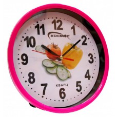 Круглые настенные часы с подставкой КОСМОС 7501 роз